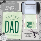 You're My Hero | Simple | Unique | Custom Designed Printable Greeting Card | Matching Message & Envelope | Instant Download | Print at Home