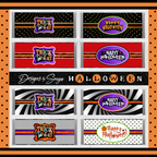 Custom Halloween Digital Candy Bar Wrapper | Printable Candy Bar Covers | Instant Download for Trick-or-Treat Party Favors | Fits 1.55 oz Hershey's Chocolate Bar