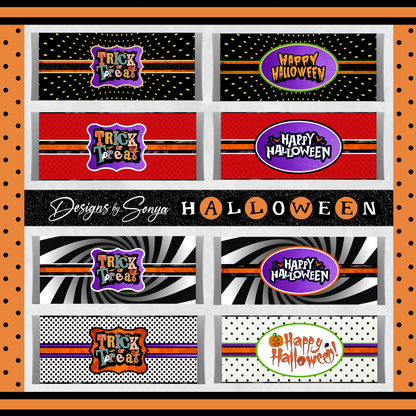 Classroom Activity for Teachers | Halloween Digital Coloring Hershey Bar Wrapper | Instant Download Printable for Trick-or-Treat Party Favors