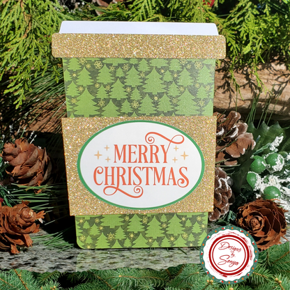 Show Appreciation this Christmas Season with a Unique Coffee Cup Designed Holiday Gift Card Holder
