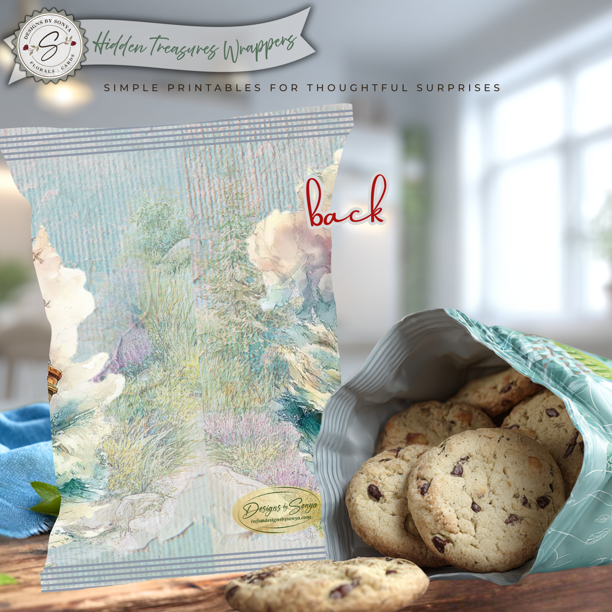 Christian Easter Basket Treat, Jesus Teaching from the Boat Printable Chip Bag Wrapper –  Faith Gift, Religious Church Party Favor