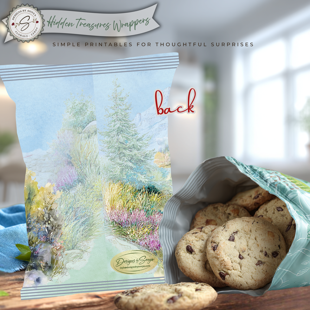 Good Shepherd Printable Chip Bag Wrapper – Christian Easter Treat Bag, Jesus with Lamb – Christian Church Party Favor,  Faith Gift