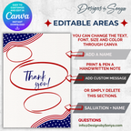 Editable Areas Example 1
Card interior with editable text bubbles showing areas to add name, custom message, or salutation in Canva.