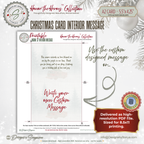 Printable Firefighter Santa Christmas Card • Honor the Heroes Collection • A2 (5.5"x4.25") Folded Card • Holiday Fire Station Art Download
