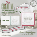 Elegant Printable Christmas Card | Gold Bow Ornament with Holly & Pinecones | Watercolor Holiday Card