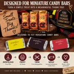 Printable Firefighter Appreciation Mini Candy Bar Wrappers | Truly Grateful Thank You Treats