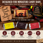 Firefighter Thank You Treats | Printable Mini Candy Bar Wrappers for Fire Department Appreciation