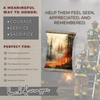 Wildfire Firefighter Appreciation Treat Wrapper | Printable Firefighter Thank You Gift | First Responder Hidden Treasures