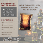 Firefighter Appreciation Hidden Treasures Wrapper | Fire Engine Printable Chip Bag | Fire Department Thank You Gift