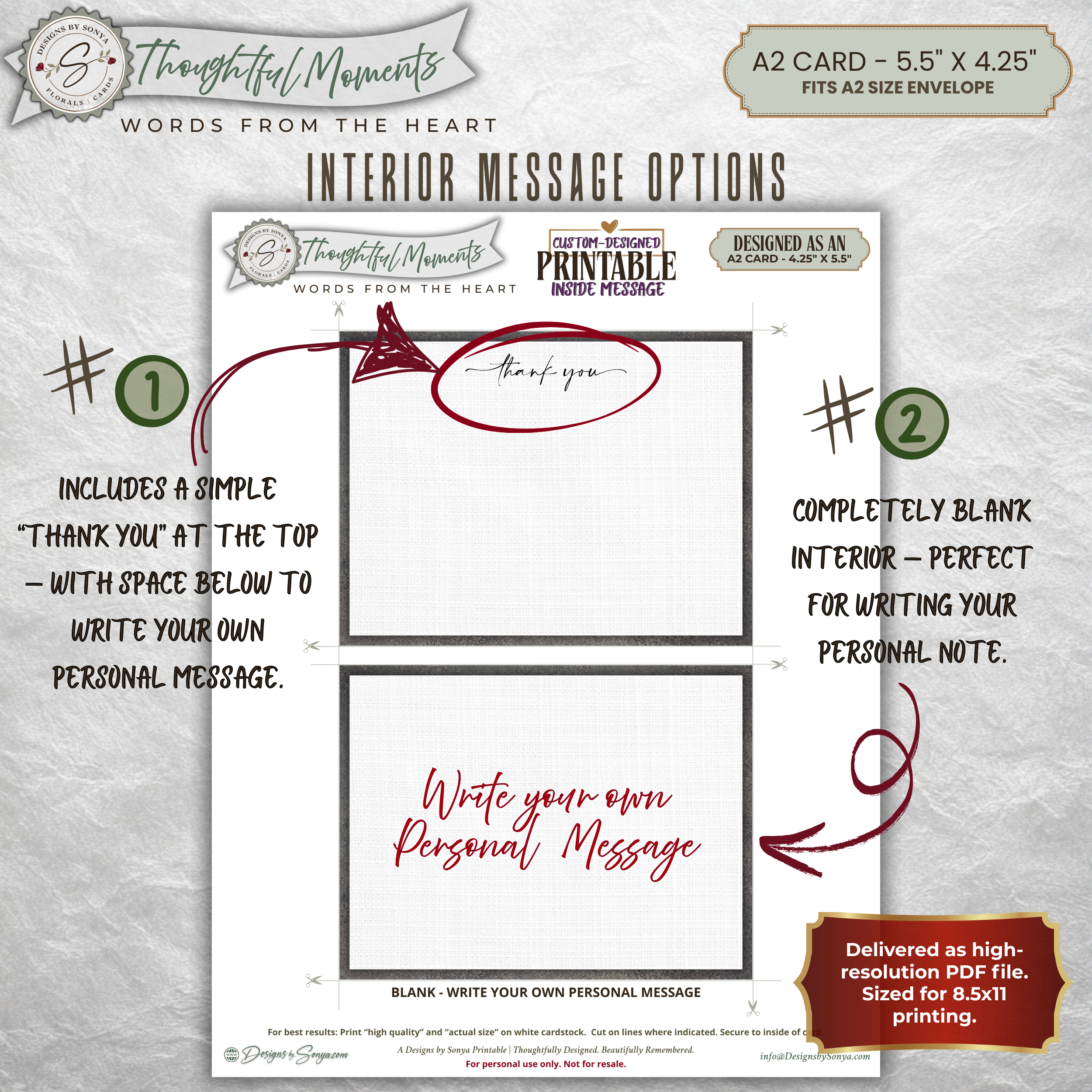 Printable First Responder Thank You Card, A2 Folded Appreciation Card, Always Answering the Call for Firefighters, EMT & Police