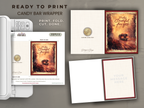Texas Wildfire "Truly Grateful for You" Printable Thank You Card for Firefighters and First Responders