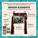 Azura Clear Crossbody Bag by Myra in Turquoise Blue | Stadium Approved Western Leather Handbag with Fringe, Adjustable Strap, and Concho Detailing