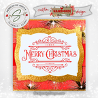 Holiday Greeting Card | Handcrafted Keepsake with Elegant Touches | A7 Christmas Card | Gift for Clients, Loved Ones & Friends