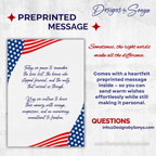 9/11 Patriot Day Printable Card, We Will Never Forget, 5x7 Digital Memorial Tribute, Instant Download September 11 Remembrance Card