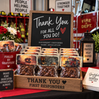 Grateful for You First Responder Treat Bag Toppers | Printable Set of 4 | Fire Department Appreciation Gift