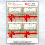 Full Sheet Layout
Four Season’s Greetings toppers laid out on a standard 8.5x11” page, clear cutting guides shown, designed for easy home printing.
