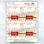 Full Sheet Layout with Guides
Complete sheet with four cream starburst “Happy Holidays” toppers; includes trim and fold marks; best results printing “Actual Size” on white cardstock.