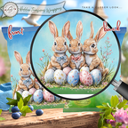 Easter Bunny Chip Bag Wrapper Printable, Rabbit Watercolor DIY Basket Gift, Classroom Party Favor, Teacher & Kids Easter Treat