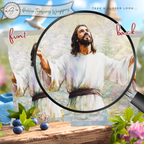 Risen Jesus Printable Chip Bag Wrapper – Christian Easter Basket Treat, Faith Gift Party Favor, Religious Snack Wrap