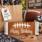 Football Birthday Candy Bar Wrapper Printable | 1.55 oz Chocolate Bar