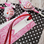 Classroom Valentine Bookmark Treat Holders Set of 6 – “A Little Treat for Someone Sweet” – Easy DIY School Valentines Party Favor