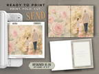 Grandmother Greeting Card, Grandma Gift from Granddaughter, 5" x 7" Printable, Thinking of You, Floral Keepsake Birthday Digital Download