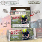 Honor the Heroes First Responder Candy Bar Wrapper Printable – Customer Service Always Answering the Call – Thank You Gift Favor – 1.55 oz Chocolate Bar