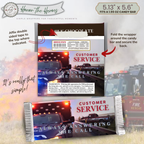 EMS Candy Bar Wrapper Printable – Always Answering the Call – EMT Thank You Favor – Emergency Medical Appreciation Gift – 1.55 oz Chocolate Bar