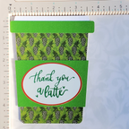 Pinecone Thank You a Latte Coffee Gift Card Holder, Handmade Thank You Gift for Teachers, Clients, Friends