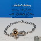 Rare | Nativity Stone Cross | Stainless Steel Bracelet | Certificate of Authenticity | New in Box | Mother's Day Gift | Limited Edition