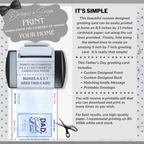 Greatest Dad | Simple | Unique | Custom Designed | Printable Greeting Card | Matching Message & Envelope | Instant Download | Print at Home