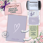 I Love You Mom | Custom Designed | 5 x 7 Printable Greeting Card | Matching Envelope Included | Instant Download | Print from Home