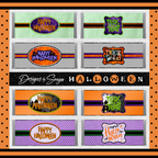 Custom Halloween Digital Candy Bar Wrapper | Printable Candy Bar Covers | Instant Download for Trick-or-Treat Party Favors | Fits 1.55 oz Hershey's Chocolate Bar