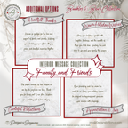 Ivory & Gold Ornament Watercolor Printable Christmas Card – Elegant Holiday Greeting Note Card for Family & Friends – 5.5” Square Card