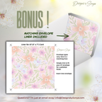 Get Creative: Layered Insert
Tip card showing how to use foam adhesive squares or glue dots to add dimension and a handmade look to the printable birthday card.