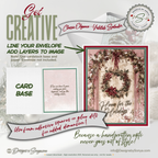 Home for the Holidays Christmas Printable Card • A2 (4.25" x 5.5") Folded Holiday Greeting Note Card • Vintage Design • Christmas Stationery