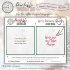 Printable Pink Snowman Christmas Card | Square Floral Holiday Card | 5.5” Square | Envelope Liner | Instant Download | Pastel Winter Note Card