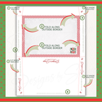 DIY Christmas Envelope Template
Step-by-step printable template showing how to cut, fold, and assemble a matching envelope for the Merry & Bright holiday gift card holder.