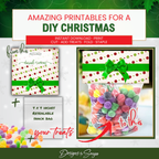 DIY Before & After
Visual showing topper sheet, resealable snack bag, and final candy-filled bag with topper, demonstrating easy transformation.