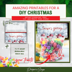 DIY Before & After
Step-by-step collage showing topper artwork plus snack bag and candy assembled into finished holiday favor; festive and simple DIY craft.