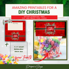 DIY Transformation Before and After
Before: plain 4x4 resealable snack bag; After: festive gift with red wreath “Merry Christmas” topper; perfect for gumdrops, mints, or mixed candy; easy DIY Christmas favor.