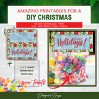 DIY Before & After
How-to collage showing printable topper + resealable bag + candy transformed into a festive holiday treat favor.