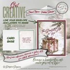 The "Greatest Gift Is Love" Card | Vintage Christmas Printable | Elegant Holiday Note Card | A2 (4.25x5.5) Folded Card | Digital Download