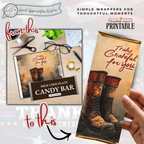 Truly Grateful for You Firefighter Candy Bar Wrapper | Printable Firefighter Appreciation Gift