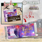 First Responder Candy Bar Wrapper Printable – Thank You Firefighter EMT Gift – Honor the Heroes Chocolate Wrapper – Fits 1.55 oz Candy Bar - Instant Download