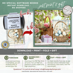 Printable Easter Chip Bag Wrapper – DIY Easter Party Favor – Spring Easter Basket Treat