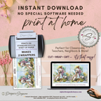 Good Shepherd Easter Candy Bar Wrapper Printable – Jesus with Lamb Watercolor Chocolate Wrap for 1.55 oz Bars – Religious Spring Basket Favor