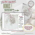 Every Christmas Writes a New Chapter Printable Card • A2 (4.25" x 5.5") Folded Holiday Greeting Note Card • Storybook Design • Christmas Stationery