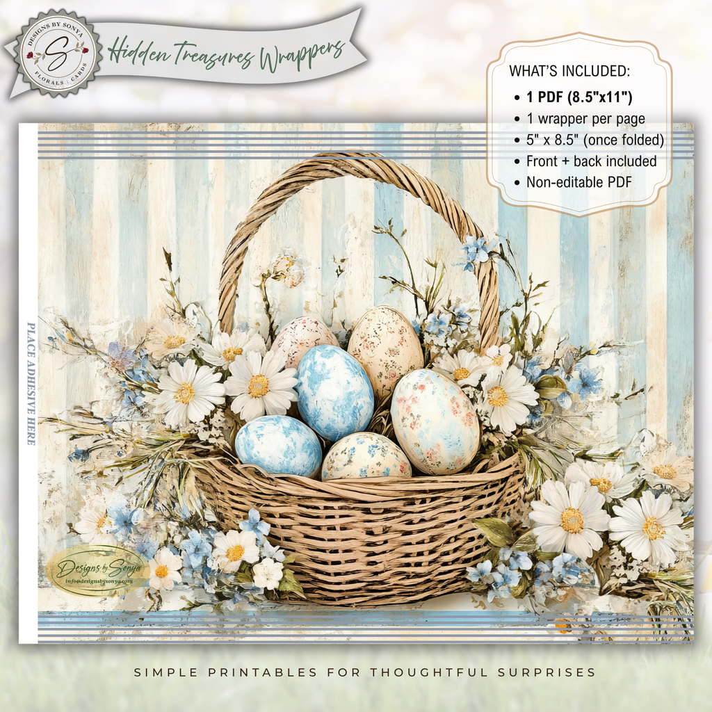 Printable Easter Chip Bag Wrapper – DIY Easter Party Favor – Spring Easter Basket Treat