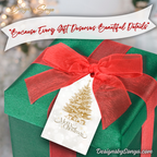 Green Box with Gold Tree (Because Every Gift Deserves Beautiful Details)
Printable Christmas gift tag with gold tree styled on green gift box. Banner reads “Because Every Gift Deserves Beautiful Details,” highlighting handmade charm.